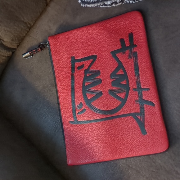 Coach Pouch Red Dinosaur - Picture 1 of 8